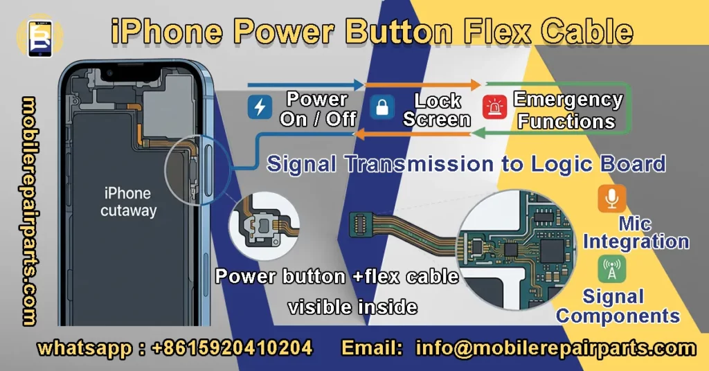iPhone power button flex cable internal replacement part
