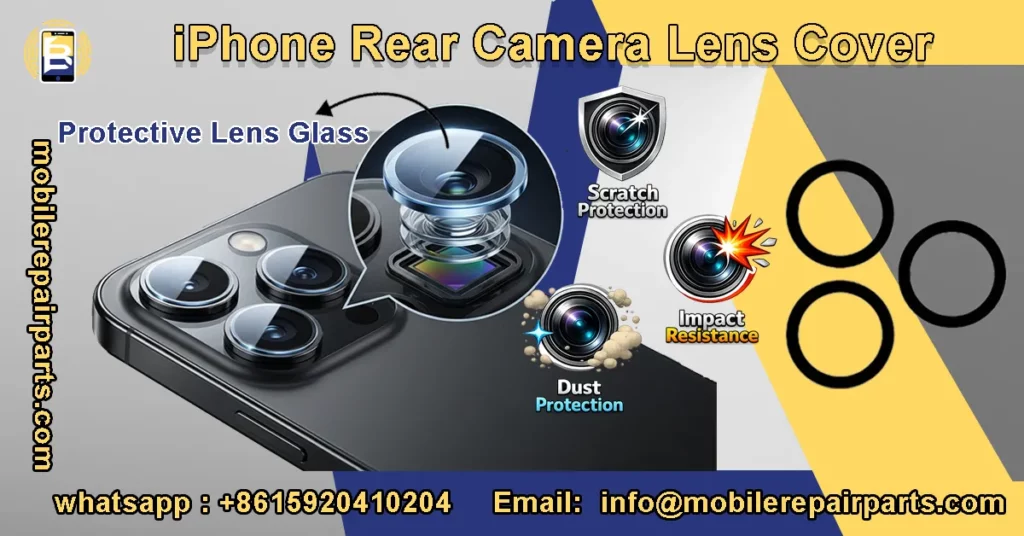iPhone rear camera lens cover glass replacement protection part