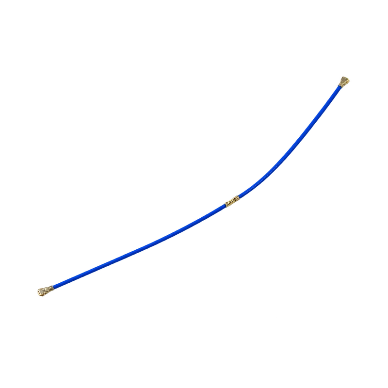 Un cable coaxial azul de señal o antena — Samsung Galaxy A17 4G / 5G
